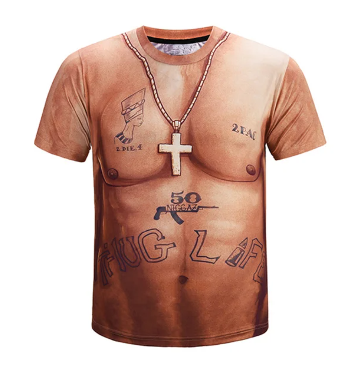 3D MENS MUSCLE TOP FAKE BODY